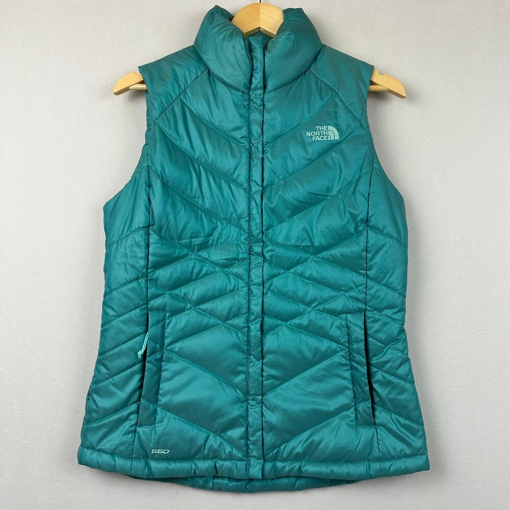 North Face Women's Aconcagua 550 Down Fill Vest Kokomo Green NF0AC984 Size M